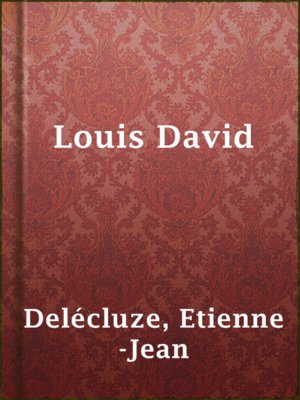 cover image of Louis David